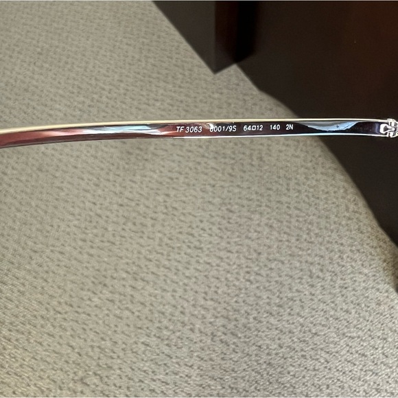 Tiffany & Co. Silver and Blue Sunglasses - Picture 11 of 12